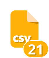 csv file icon