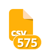 csv file icon