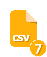 csv file icon