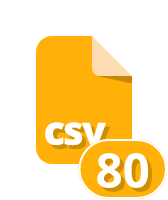 csv file icon