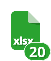 spreadsheet file icon